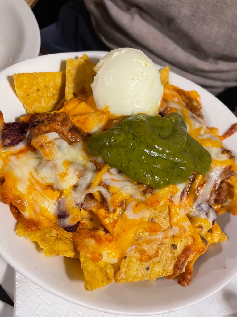 Carta de Cervecerías en Pamplona, aitzane, Nachos aitzane