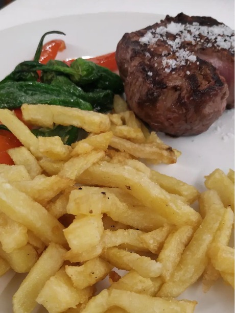 Menu of Restaurants in Pamplona, Asador Irache, Solomillo a la brasa