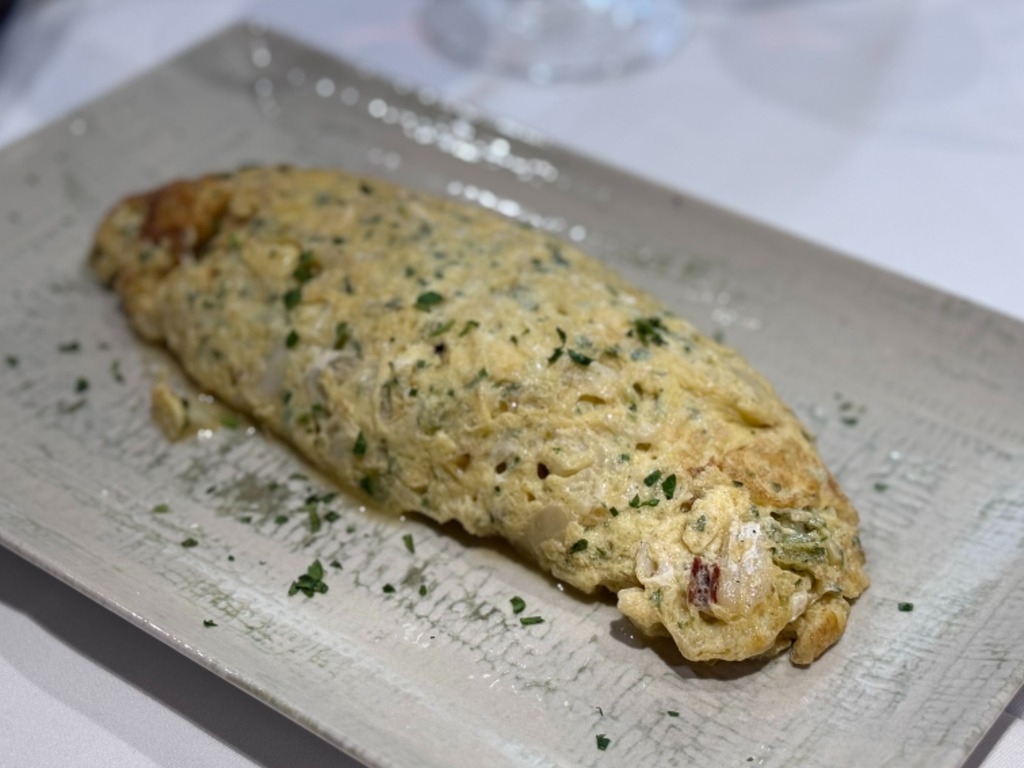 Menu of Restaurants in Pamplona, Asador Restaurante Iturrama, Tortilla de bacalao