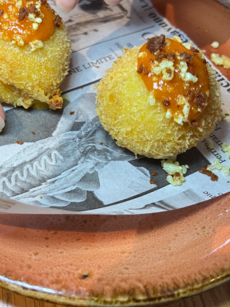 Menu of Restaurants in Pamplona, Ayres del Soto, Croqueta almuerzico