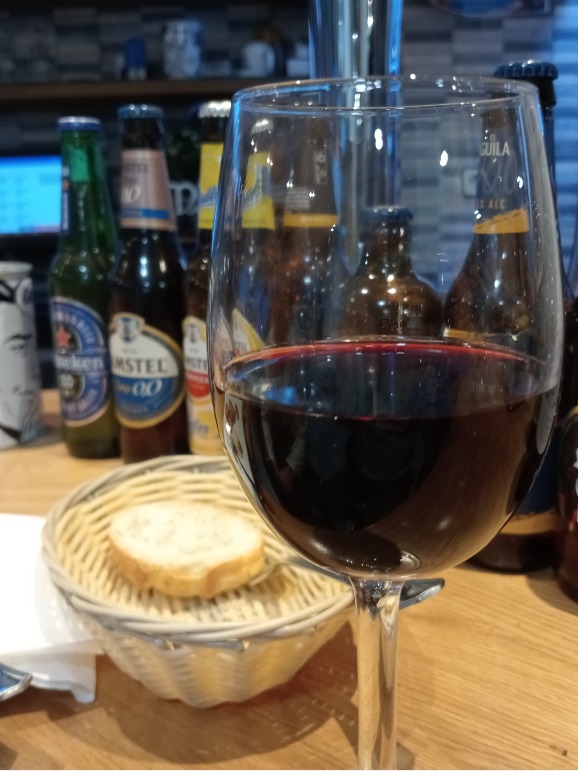 Carta de Restaurantes en Pamplona, Bar casa julio, Vino tinto Príncipe de Viana