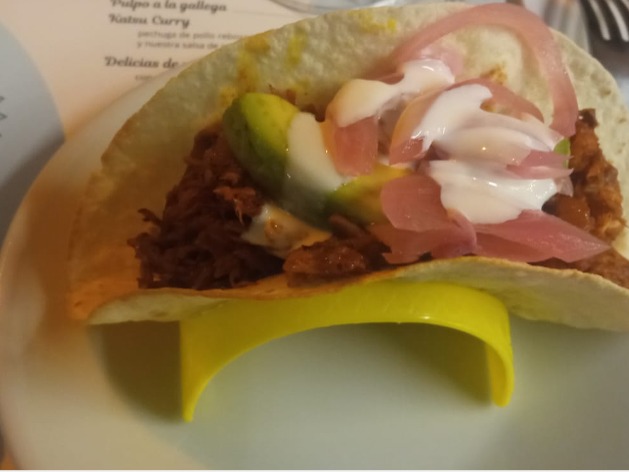 Carta de Restaurantes en Pamplona, Bar Plazaola, Taco de cochinita pibil