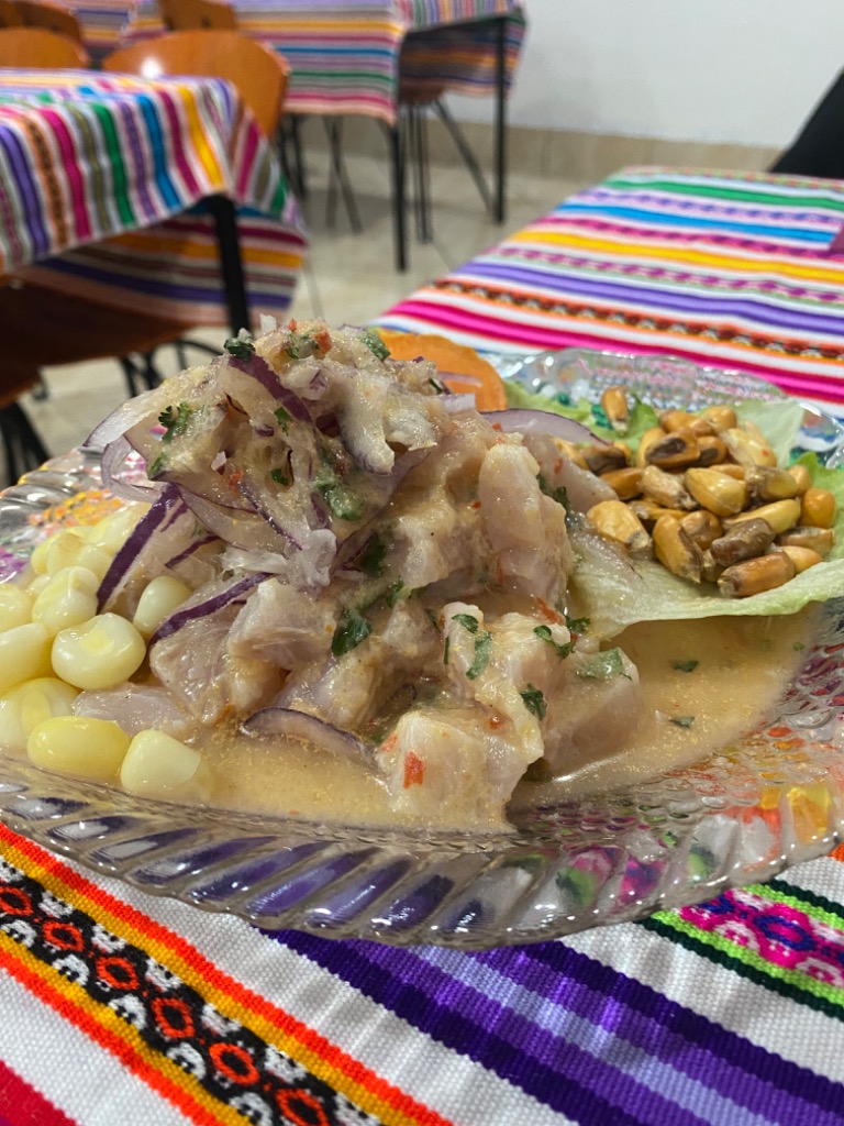 Gastronomy recommendation in Pamplona: Ceviche