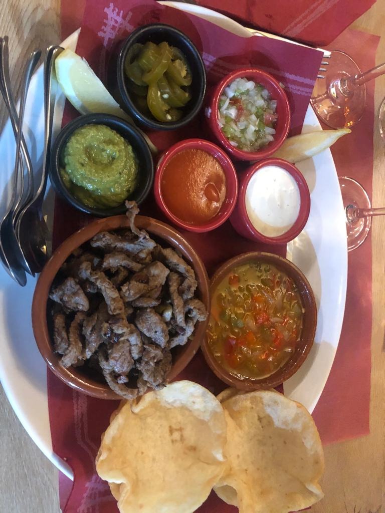 Carta de Restaurantes en Pamplona, Cervecería Louisiana, Tacos de ternera