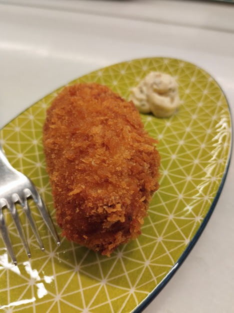Carta de Restaurantes en Pamplona, Chez Belagua, Croqueta de rape con salsa tártara