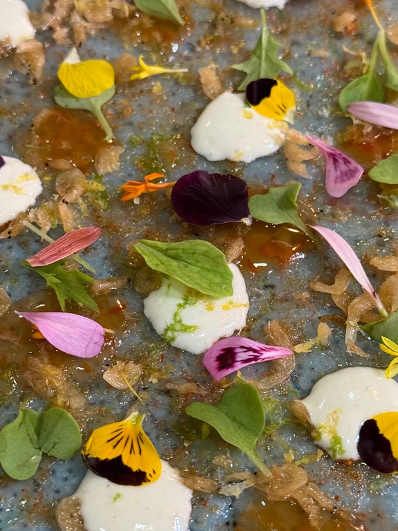 Carta de Restaurantes en Pamplona, DIMTXUM Asian Street Food, Carpaccio de gamba