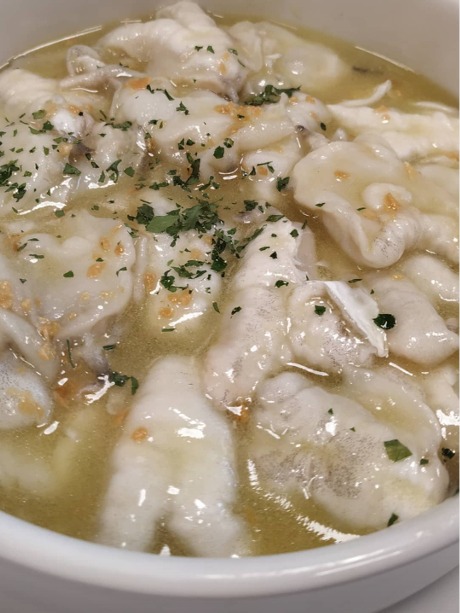 Carta de Restaurantes en Pamplona, El Bonito, Kokotxas de bacalao al pilpil