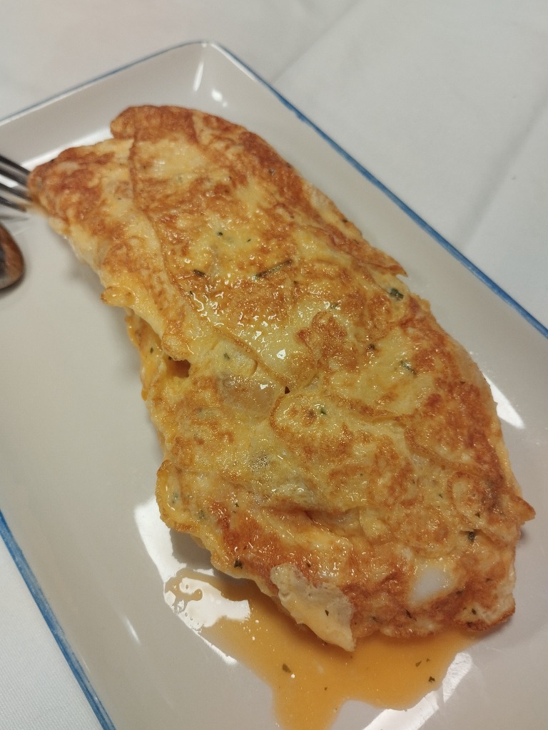 Carta de Restaurantes en Pamplona, El Bonito, Tortilla de bacalao