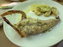 Carta de Restaurantes en Pamplona, El Bosquecillo, Rapito a la parrilla con patata panadera