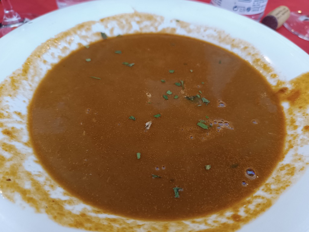 Carta de Restaurantes en Pamplona, El Torreón del Castillo, Crema de marisco