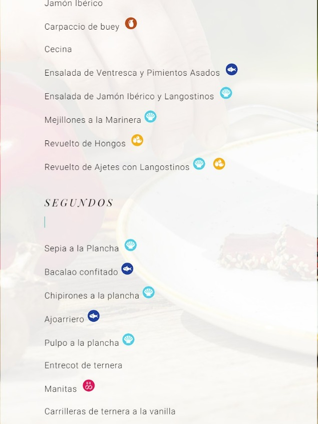 Carta de Restaurantes en Pamplona, GastroBar Moka, Menú fin de semana