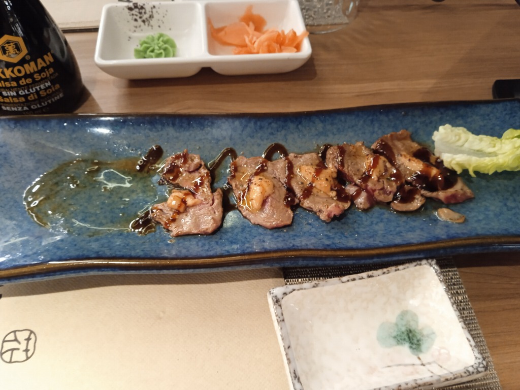 Carta de Restaurantes en Pamplona, Hanami Pamplona, Spicy carpaccio foameado