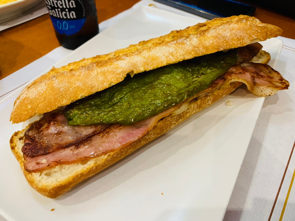 Carta de Bares en Pamplona, Kopa's, Bacon con pimiento verde