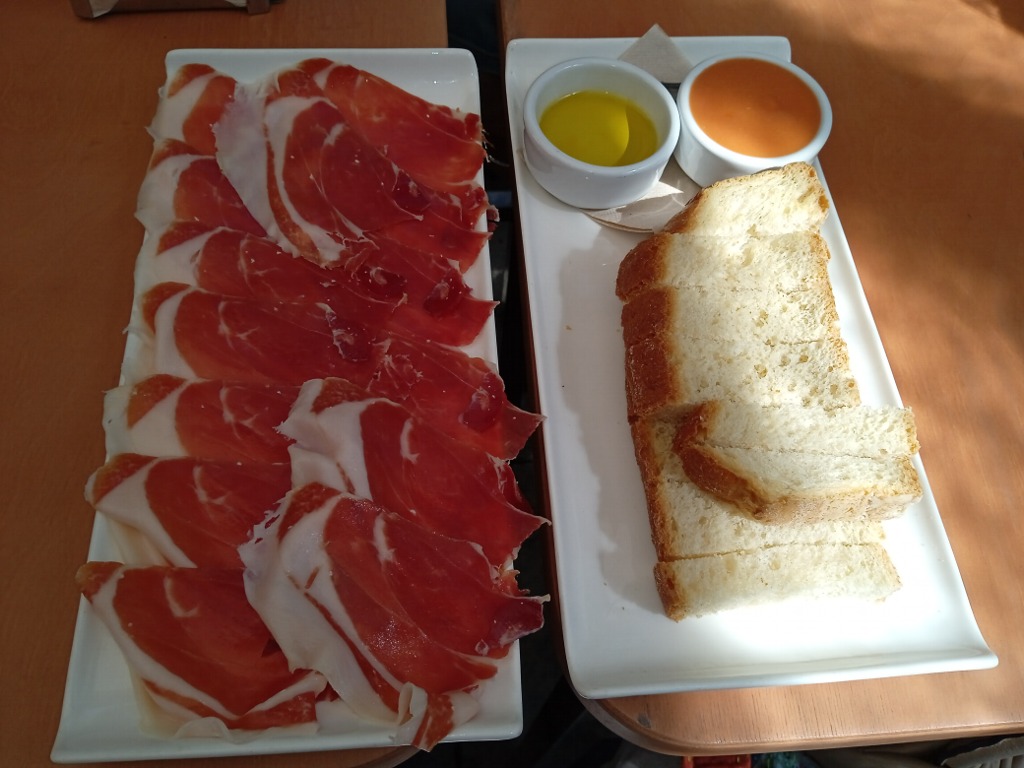 Menu of Restaurants in Pamplona, La Botería, Jamón con tostadas