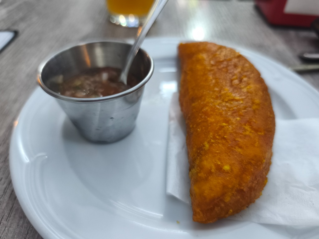 Valoración y opiniones de comida y bebida en Pamplona, La Cuchara Rebelde, Empanada de carne