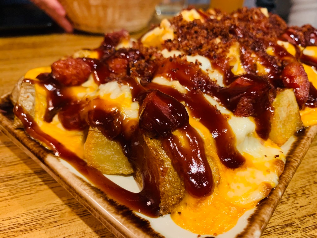 Menu of Restaurants in Pamplona, La Growleria, Patatas gratinadas