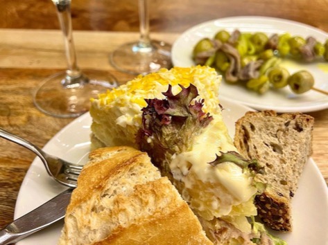Carta de Restaurantes en Pamplona, La Huerta de Chicha, Tortilla de patata vegetal