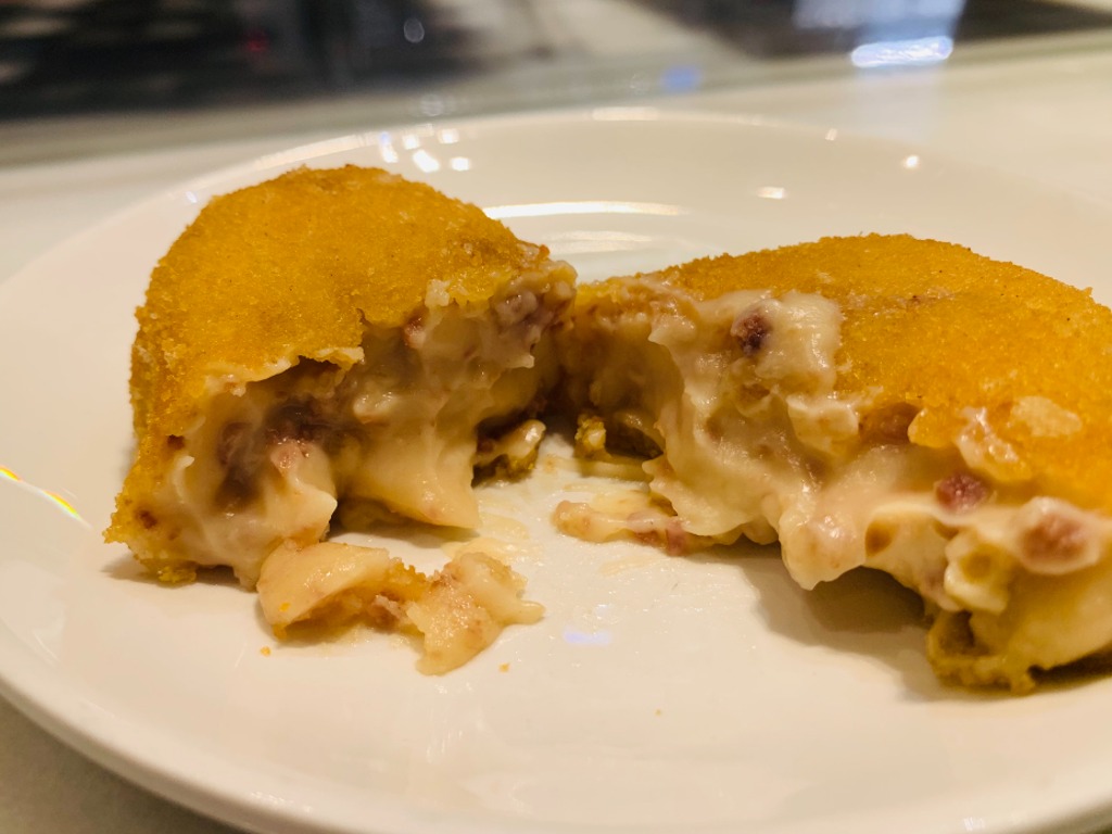 Menu of Restaurants in Pamplona, La Mandarra de La Ramos, Croqueta de jamón