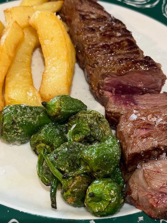 Menu of Restaurants in Pamplona, La Picachilla, Entrecot