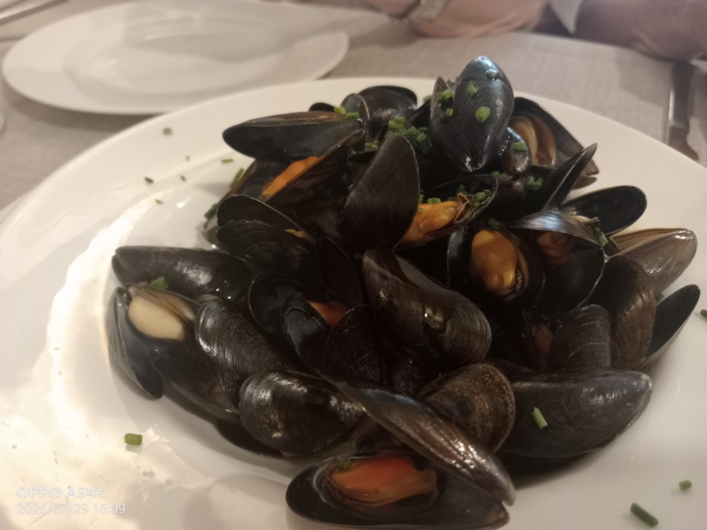 Carta de Restaurantes en Pamplona, Lar Gallego Salazar, Mejillones al vapor