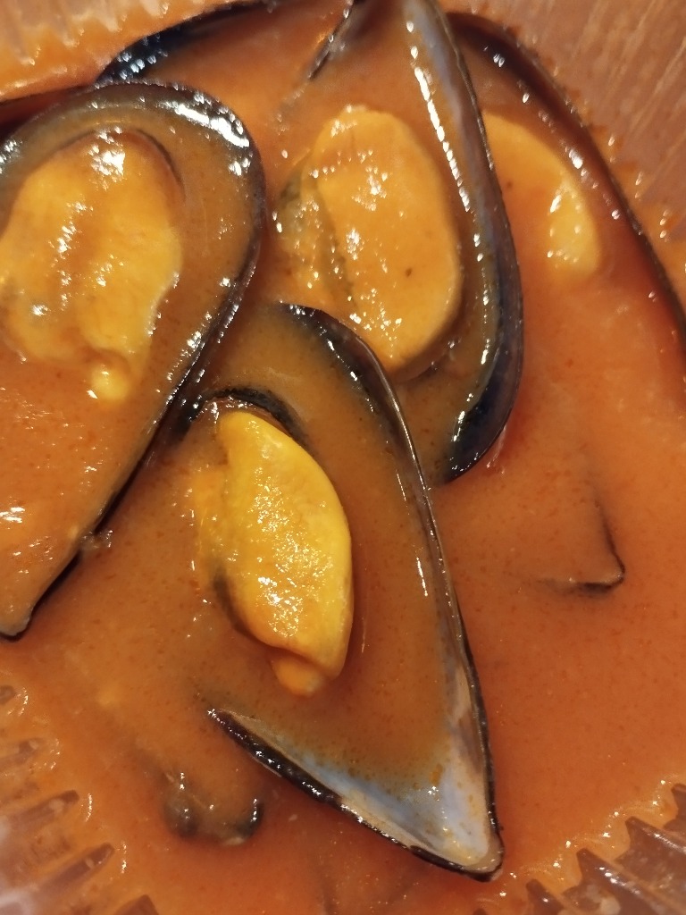 Menu of Bars in Pamplona, Mejillonera brewery, Mejillones a la escocesa