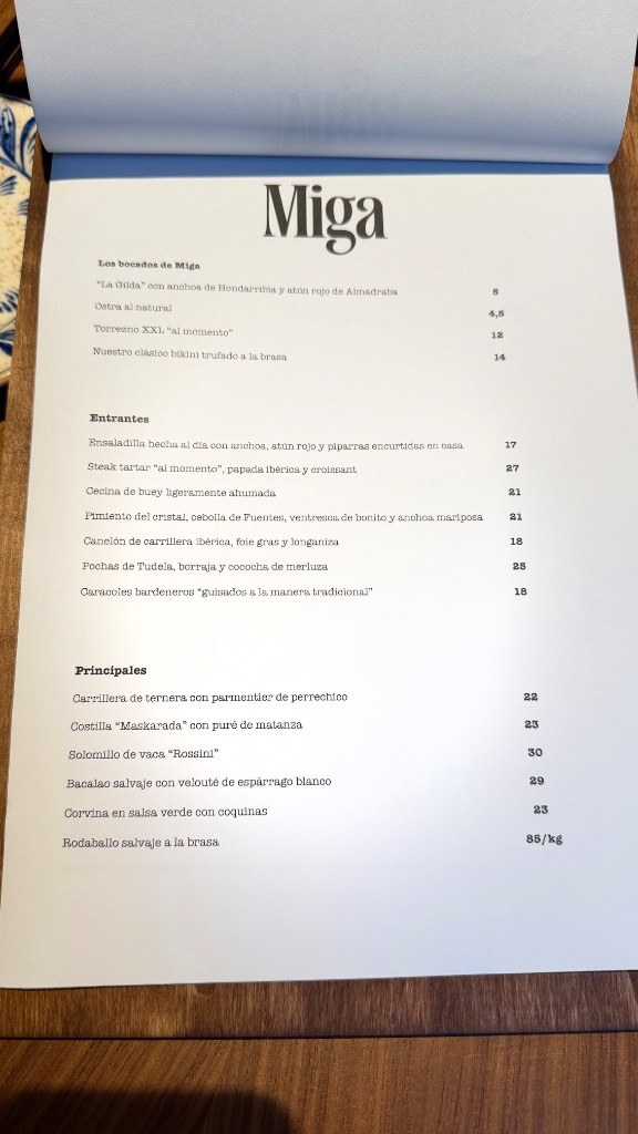 Valoración y opiniones de comida y bebida en Pamplona, Miga, Miga