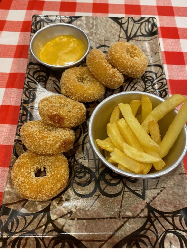 Carta de Restaurantes en Pamplona, POMODORO Pizza Pasta Burritos, Aros de queso gouda