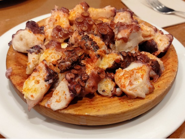Gastronomy recommendation in Pamplona: Pulpo