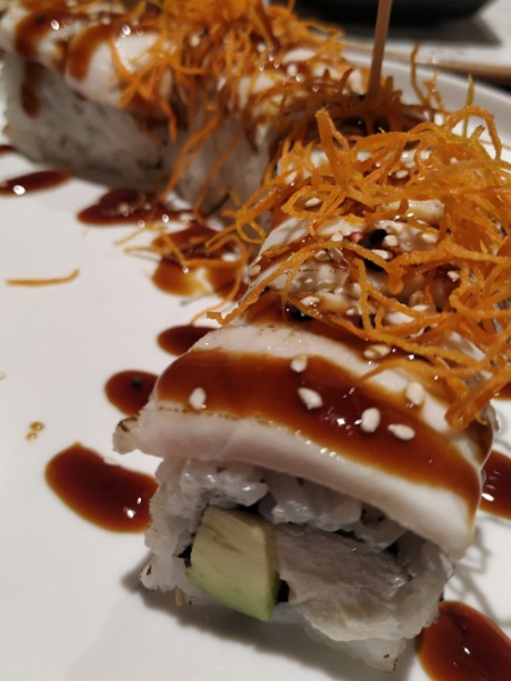 Carta de Restaurantes en Pamplona, Restaurante Pattaya, Uramaki de vieira