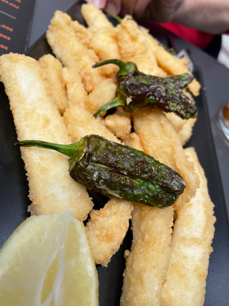 Menu of Restaurants in Pamplona, Tal para Cual, Rabas con padron