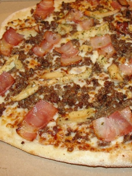 Carta de Pizzerías en Pamplona, Telepizza Pamplona, Enamorados - Comida a domicilio, Pizza barbacoa