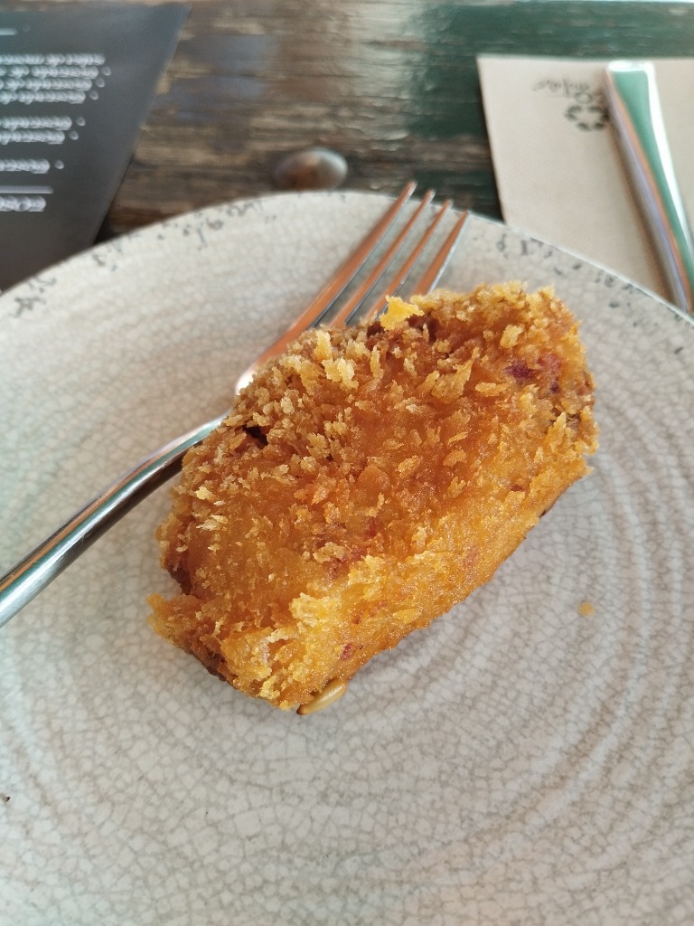 Carta de Restaurantes en Pamplona, The Gallipot, Croqueta de pimiento