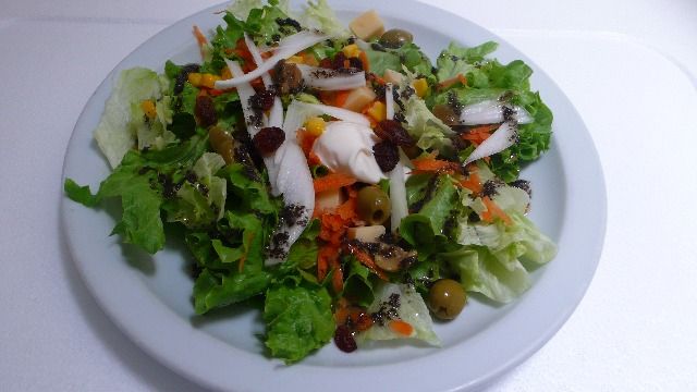 Carta de Restaurantes en Pamplona, Vegetariano Sarasate, Ensalada de Casa
