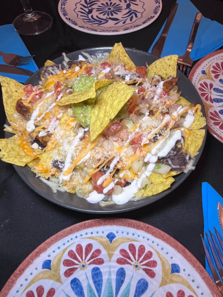 Menu of Restaurants in Pamplona, Viva México Cabrones, Nachos norteños