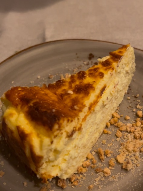 Gastronomy recommendation in Requena: Tarta de queso