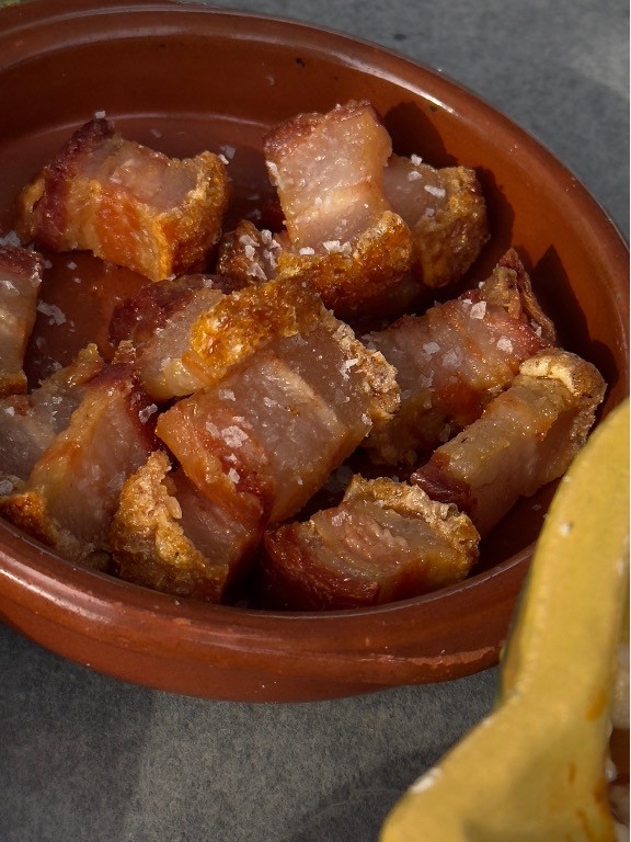 Menu of Restaurants in Roda de Berà, Restaurant Sargantana, Torreznos de Soria