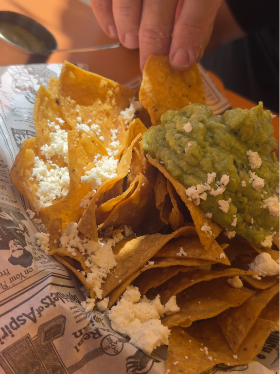 Carta de Restaurantes en Roda de Berà, Taquito Lindo, Totopos con guacamole