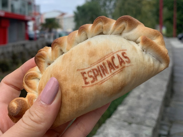 Carta de Bares en Sada, Depremio, Empanadilla de espinacas