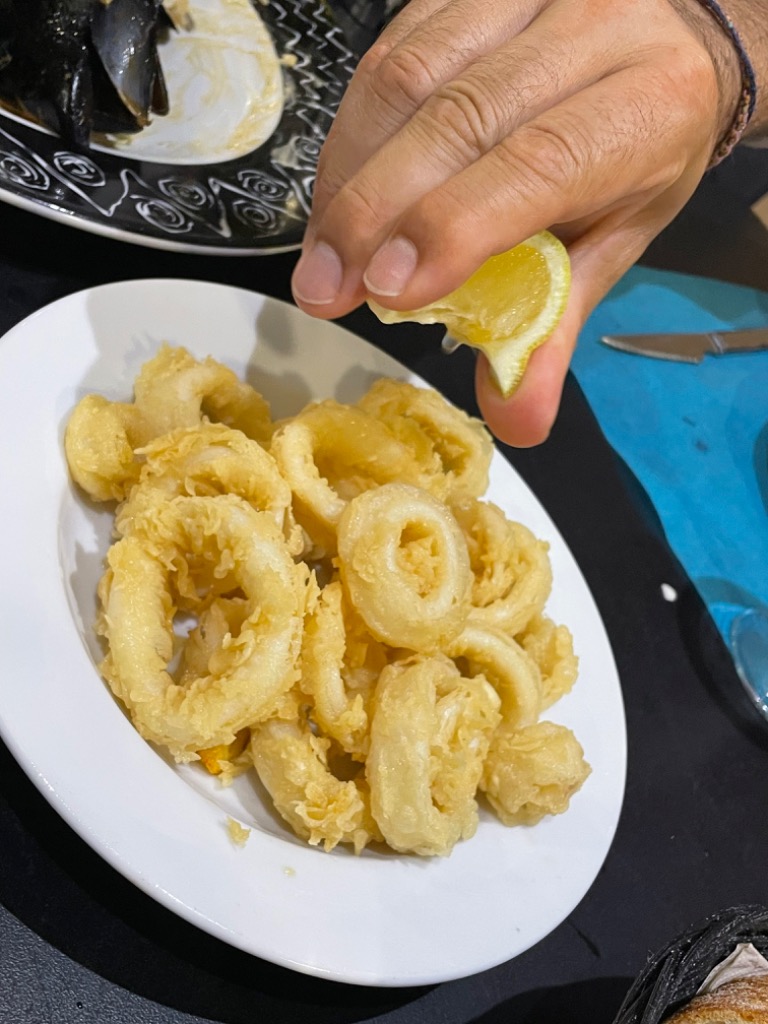 Menu of Restaurants in Salou, Restaurante VistaMar Salou, Calamares a la andaluza