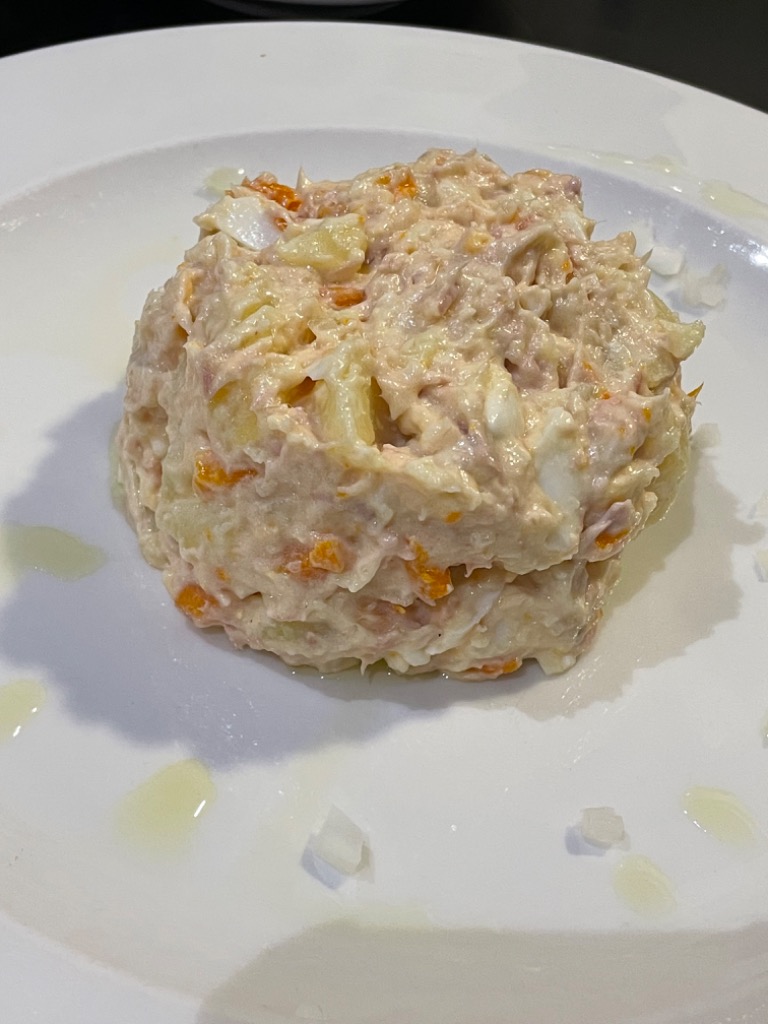 Carta de Restaurantes en Salou, Restaurante VistaMar Salou, Ensaladilla rusa