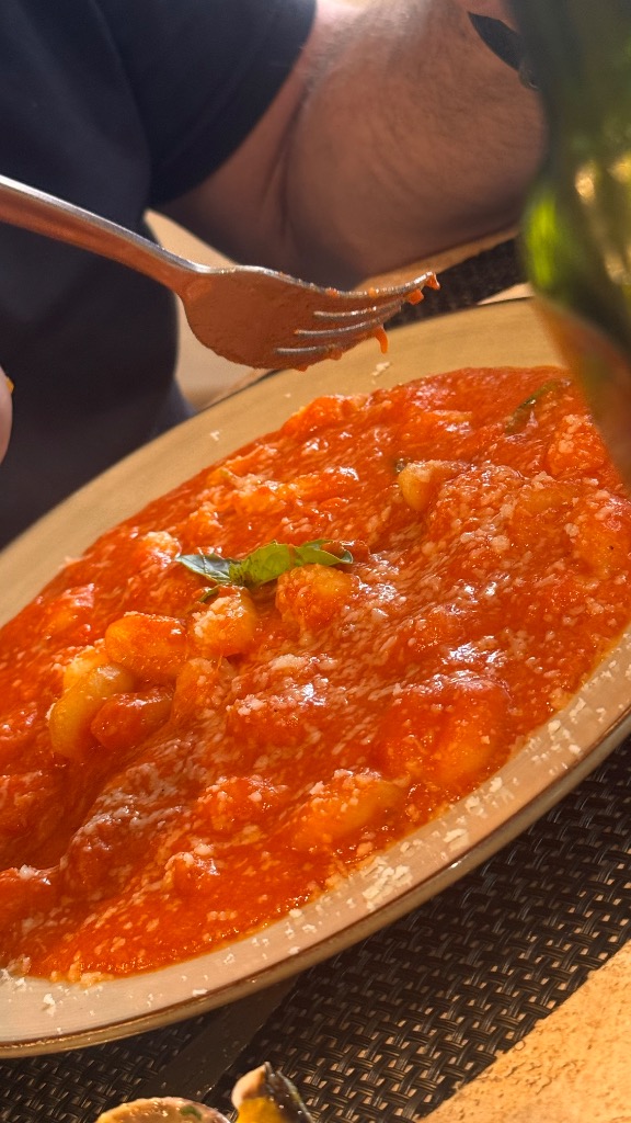 Valoración y opiniones de comida y bebida en Sant Salvador, La Trattoria di davide, Gnocchi a la Sorrentina