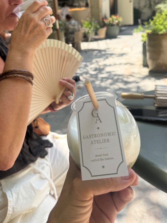 Valoración y opiniones de comida y bebida en Santa Agnès de Malanyanes, Gastronomic atelier, Matcha latte
