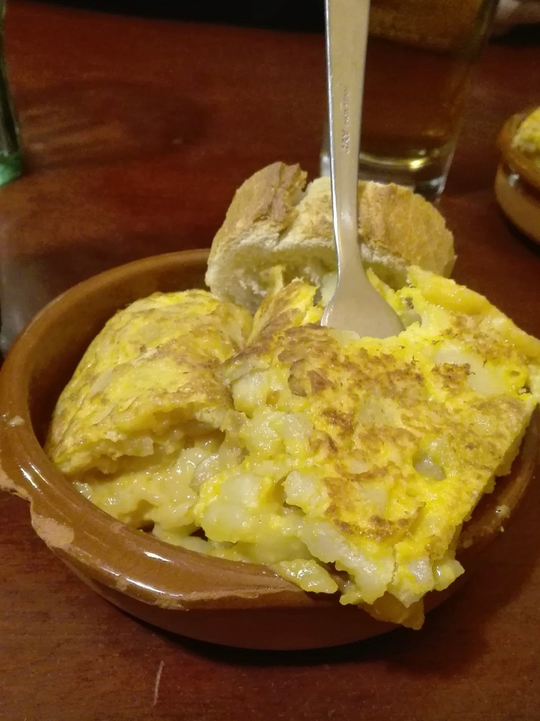 Carta de Bares en Santiago de Compostela, Bar La Tita, Ración de tortilla 1persona