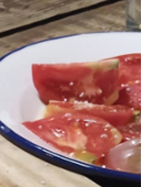 Carta de Restaurantes en Santiago de Compostela, Fogar do Santiso Compostela, Ensalada de tomates