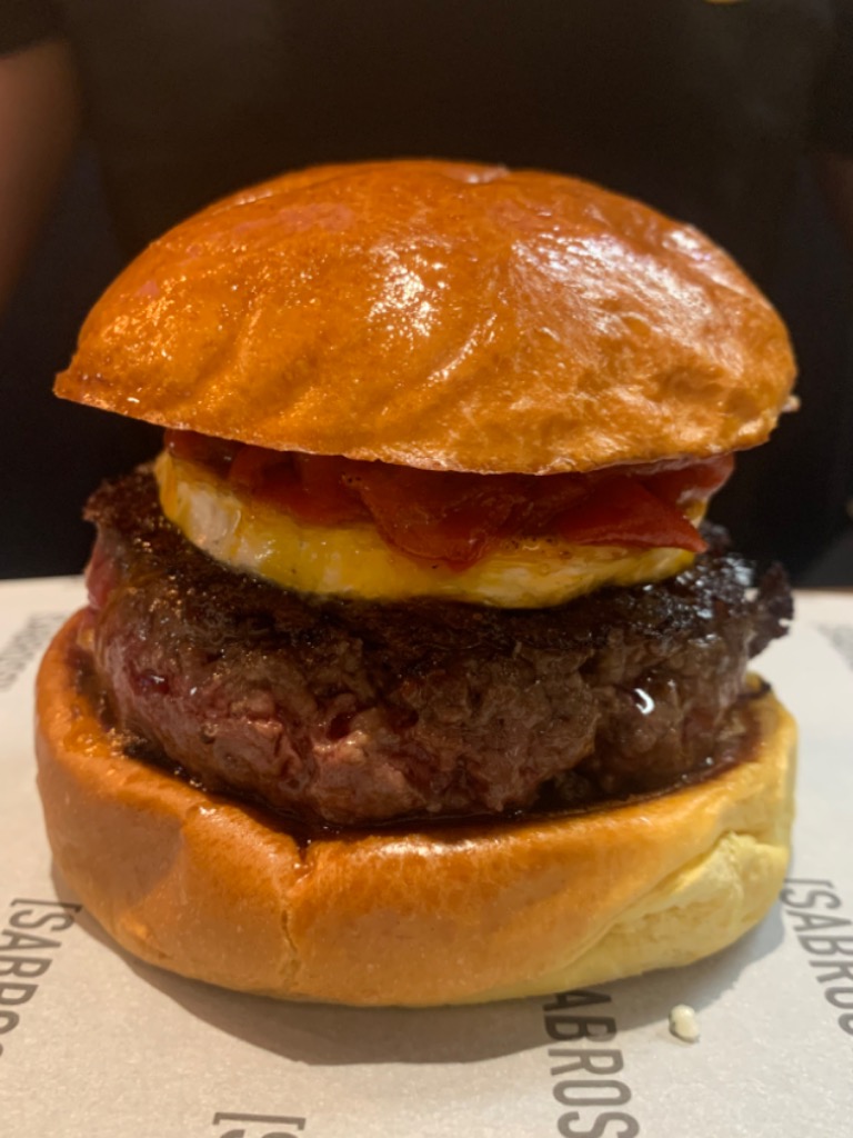 Carta de Restaurantes en Santiago de Compostela, [SABROSO], Pimiento y cabra burguer