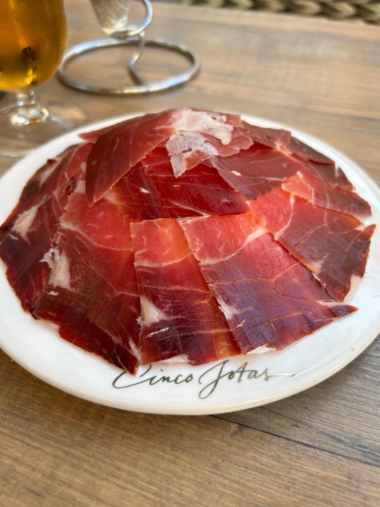 Carta de Restaurantes en Sevilla, Cinco Jotas Sevilla, Jamon Iberico