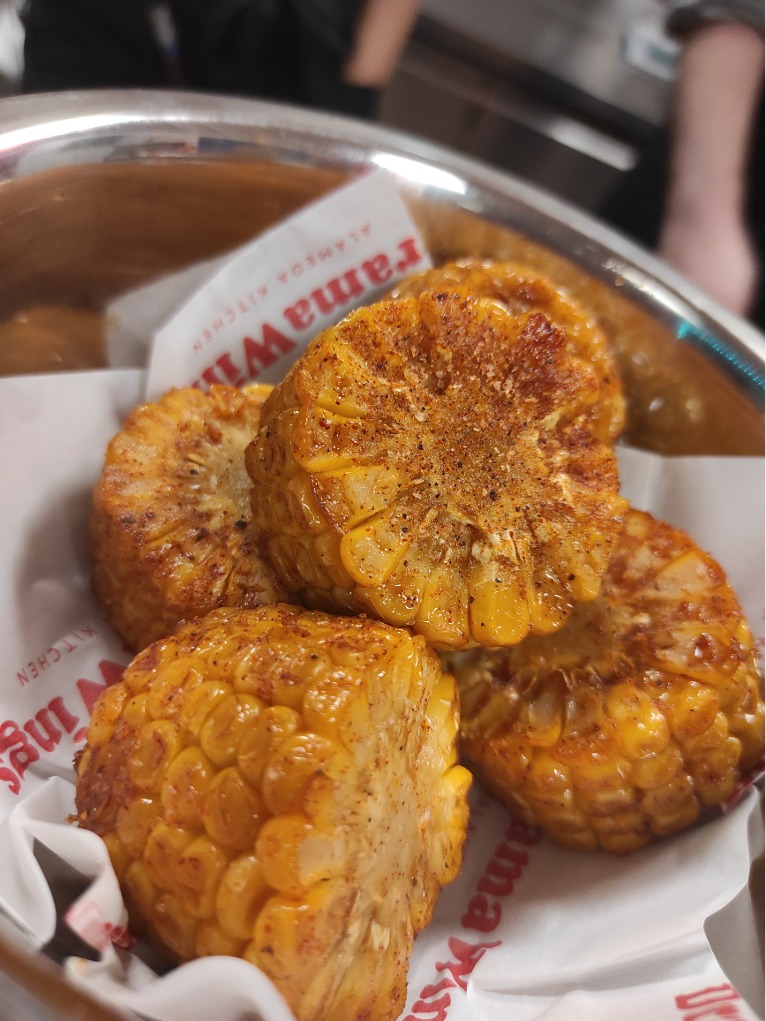 Menu of Bars in Seville, Drama Wings, Mazorcas de maiz