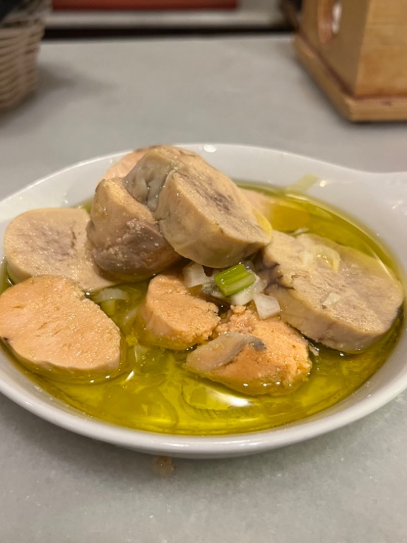 Carta de Restaurantes en Sevilla, Las Teresas, Huevas aliñadas