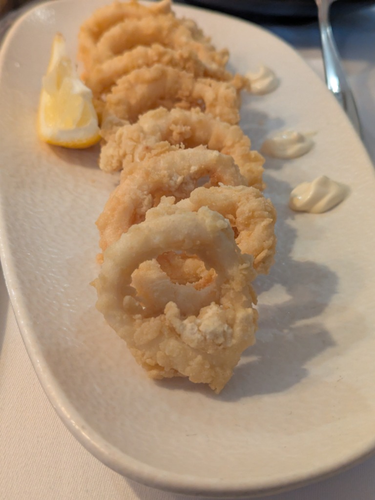 Menu of Restaurants in Siete Aguas, Setaygues Gambrinus, Calamar nacional a la romana