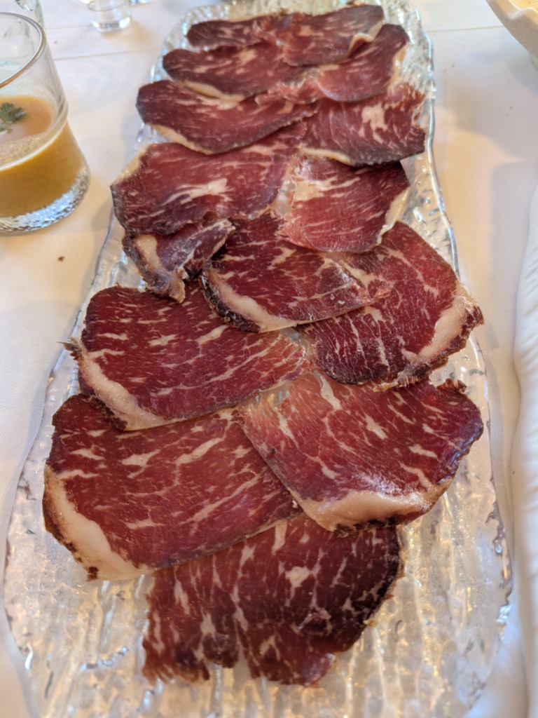 Menu of Restaurants in Siete Aguas, Setaygues Gambrinus, Cecina